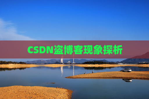 CSDN盗博客现象探析 CSDN盗博客现象探析